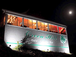 Green Hill Cafe at night