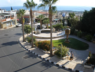 View from outside the Church